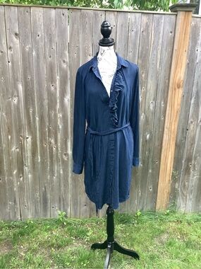 Banana Republic Deep Navy Denim Shirt